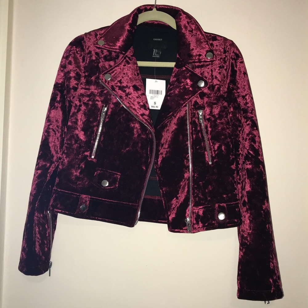 NWT Velvet Jacket